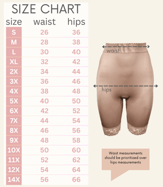 Style 518 | High Waist Light Shaping Bike Short | Satin 4-Way Stretch with Built-In Panty Rago Shapewear