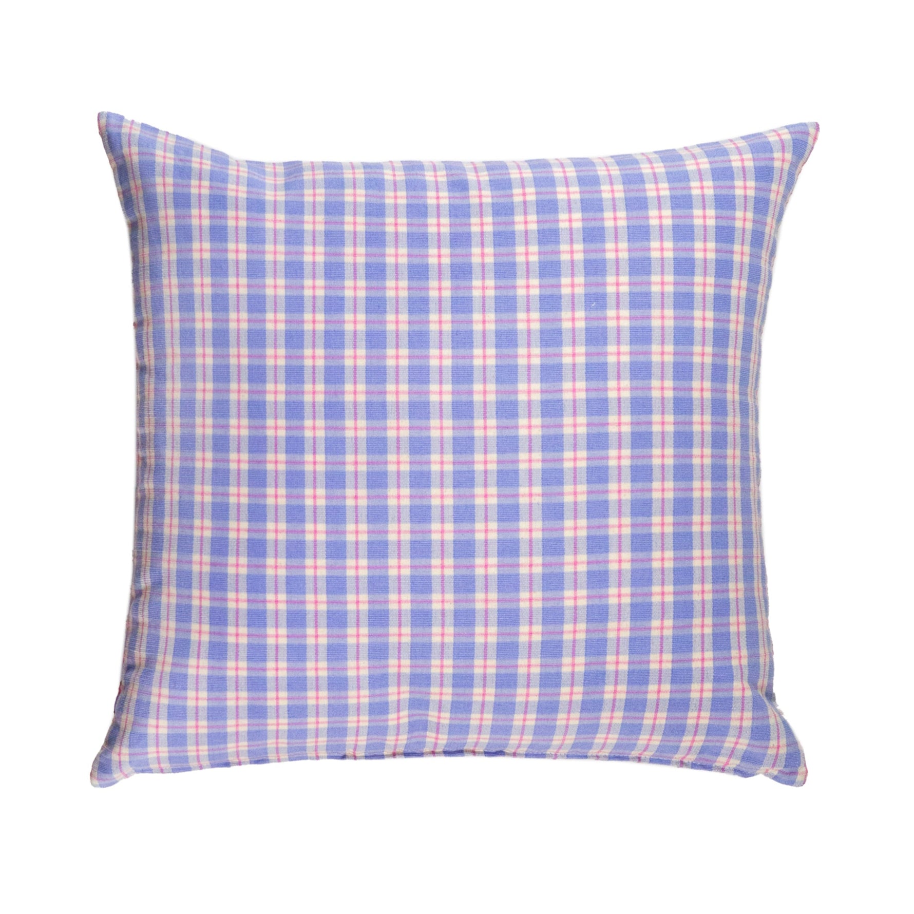 Sofia Plaid Periwinkle Pillows