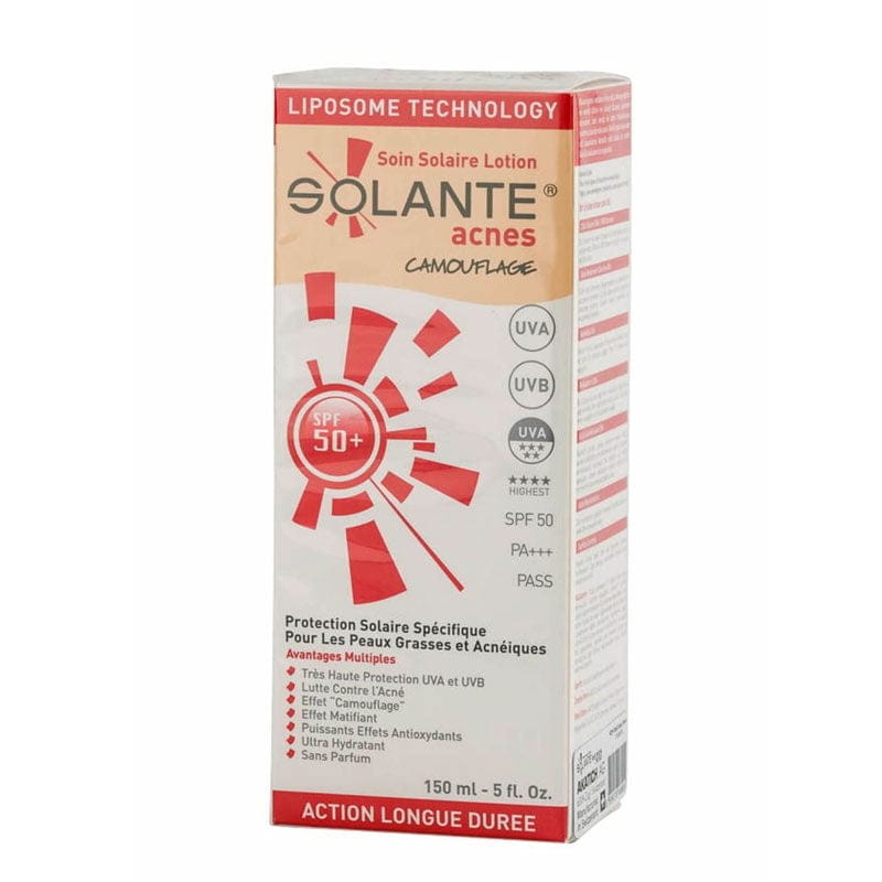 Solante Acnes Tinted Lotion SPF 50+ 150 ml - By Baano