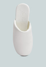 Olori Solid Platform Slip On Mules