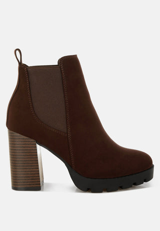 Sonia Block Heeled Chelsea Boots