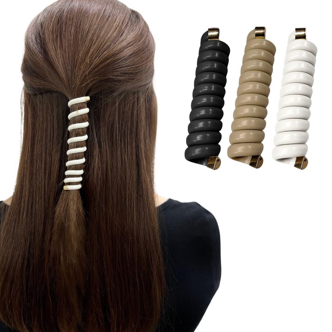 Spiral Lock Hair Coils - 3pc