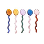 Squiggle Glass Spoon