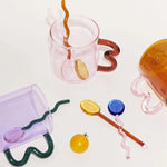 Squiggle Glass Spoon