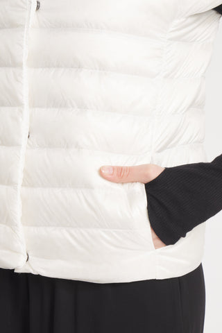 The St Barts | Down Vest | Ivory - By Baano