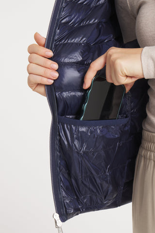 The St Ives | Down Vest | Ink Navy - By Baano