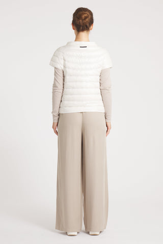 The St Ives | Down Vest | Ivory - By Baano