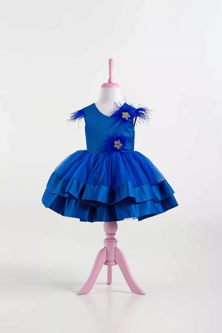 Star Sax Blue Party Dress
