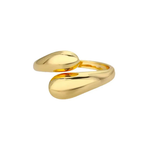 Starlette Millennium Ring – Modern Adjustable Gold Band