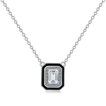Starlette's Maze Necklace in Silver - Complex and Full of Shimmer