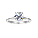 Phoenix Engagement Ring in Silver - A Best Seller with an Amazing 2 carat 5A CZ Stone!