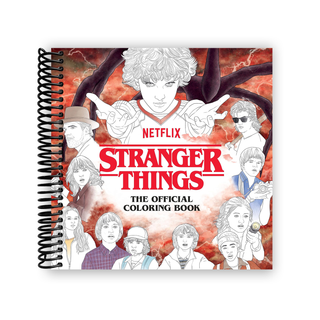 Stranger Things: The Official Coloring Book (Spiral Bound) - By Baano