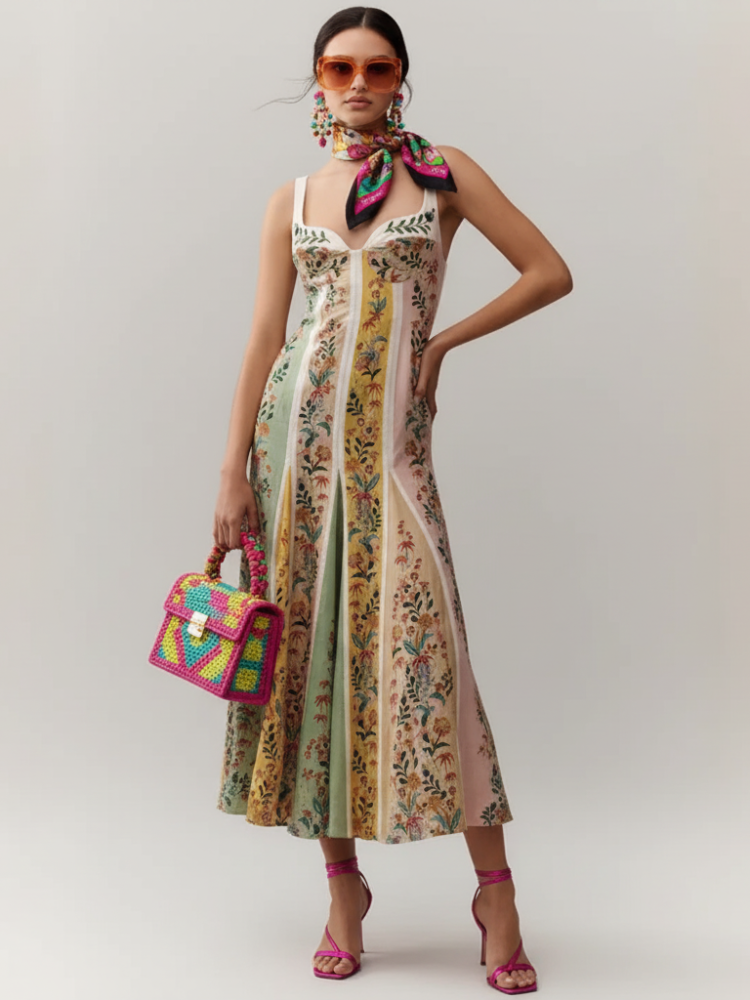 Strapless Floral Dress, The Hamptons | Women - BYMANYC ® New York