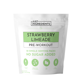 Strawberry Limeade Pre-Workout Single Serving Packs (20) - By Baano