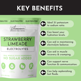 Strawberry Limeade Electrolytes - By Baano