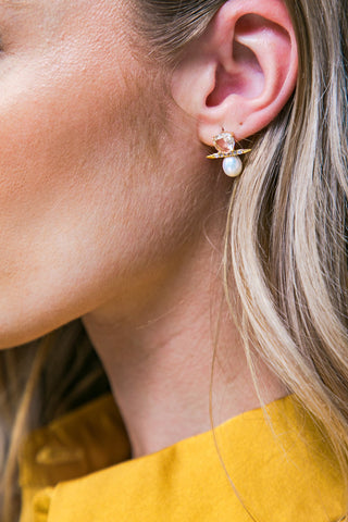 KIMBERLY PEARLY EARRINGS - By Baano