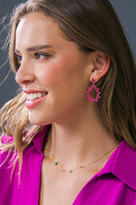 CHARLOTTE FLORAL DROP EARRINGS - By Baano