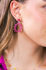 CHARLOTTE FLORAL DROP EARRINGS - By Baano