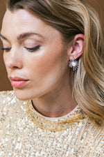 COUTURE PEARL FLOWER EARRINGS - By Baano