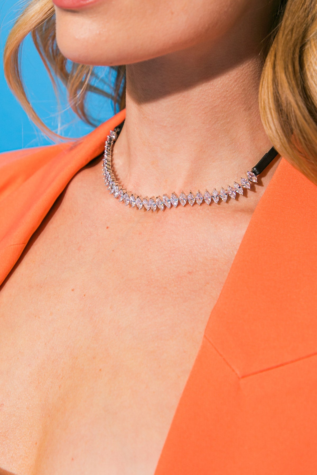 RHINESTONE DIANA NECKLACE - By Baano