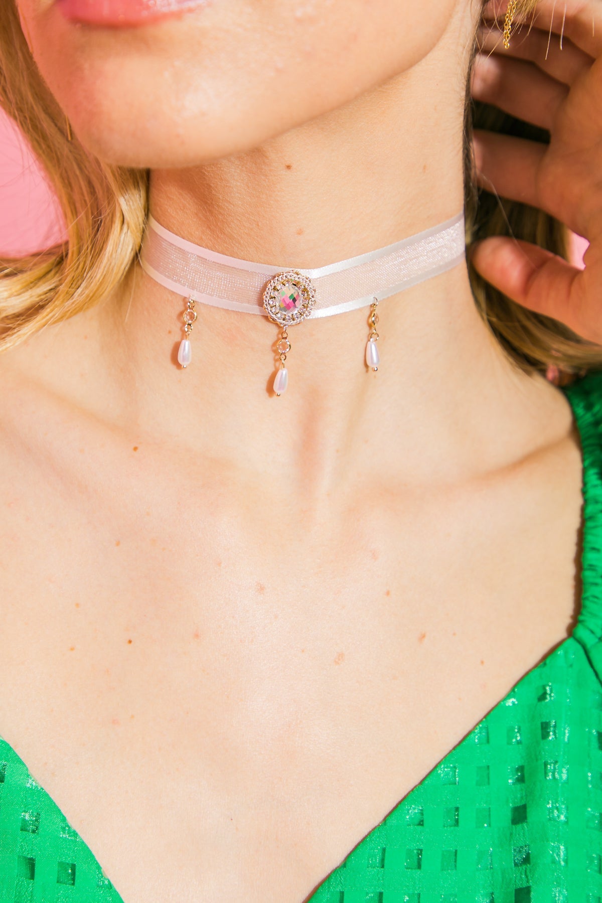 LOLA LACE CHOKER - By Baano