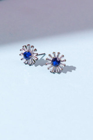 VINTAGE SUNFLOWER EARRINGS - By Baano