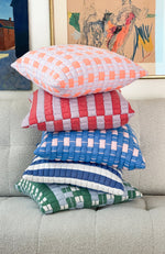 Sujani Striped Quilted Pillow