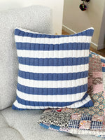 Sujani Striped Quilted Pillow