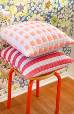 Sujani Striped Quilted Pillow