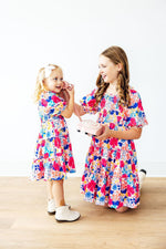 Sunshine Garden Smocked Ruffle Dress