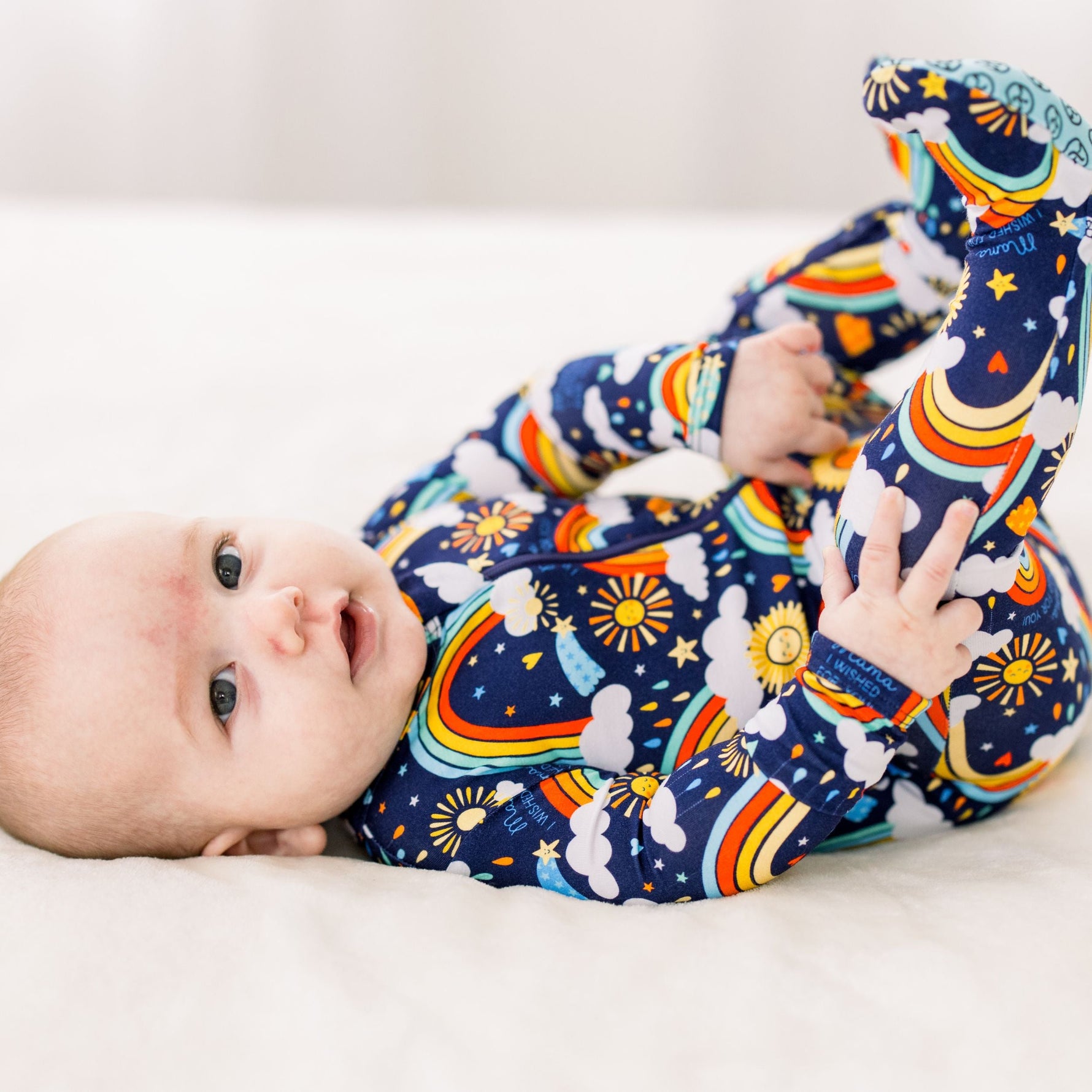 The Second-Skin Footie | Here Comes the Sunshine (Blue)