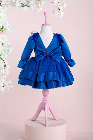 Susan Sax Blue Party Dress