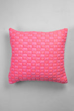 Sujani Quilted Pillow - Neon Pink