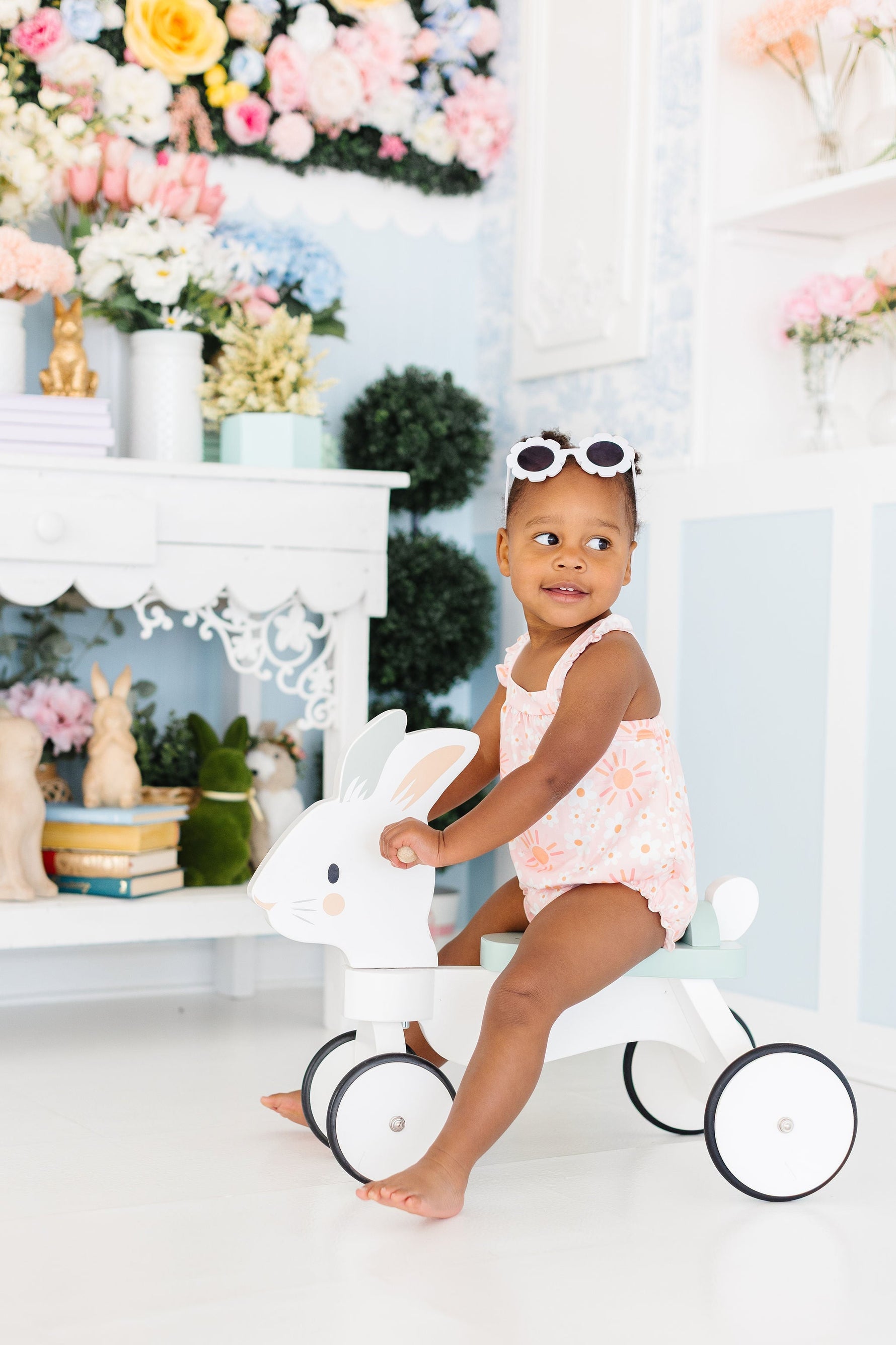 Sweet & Sunny Ruffle Cross Back Romper