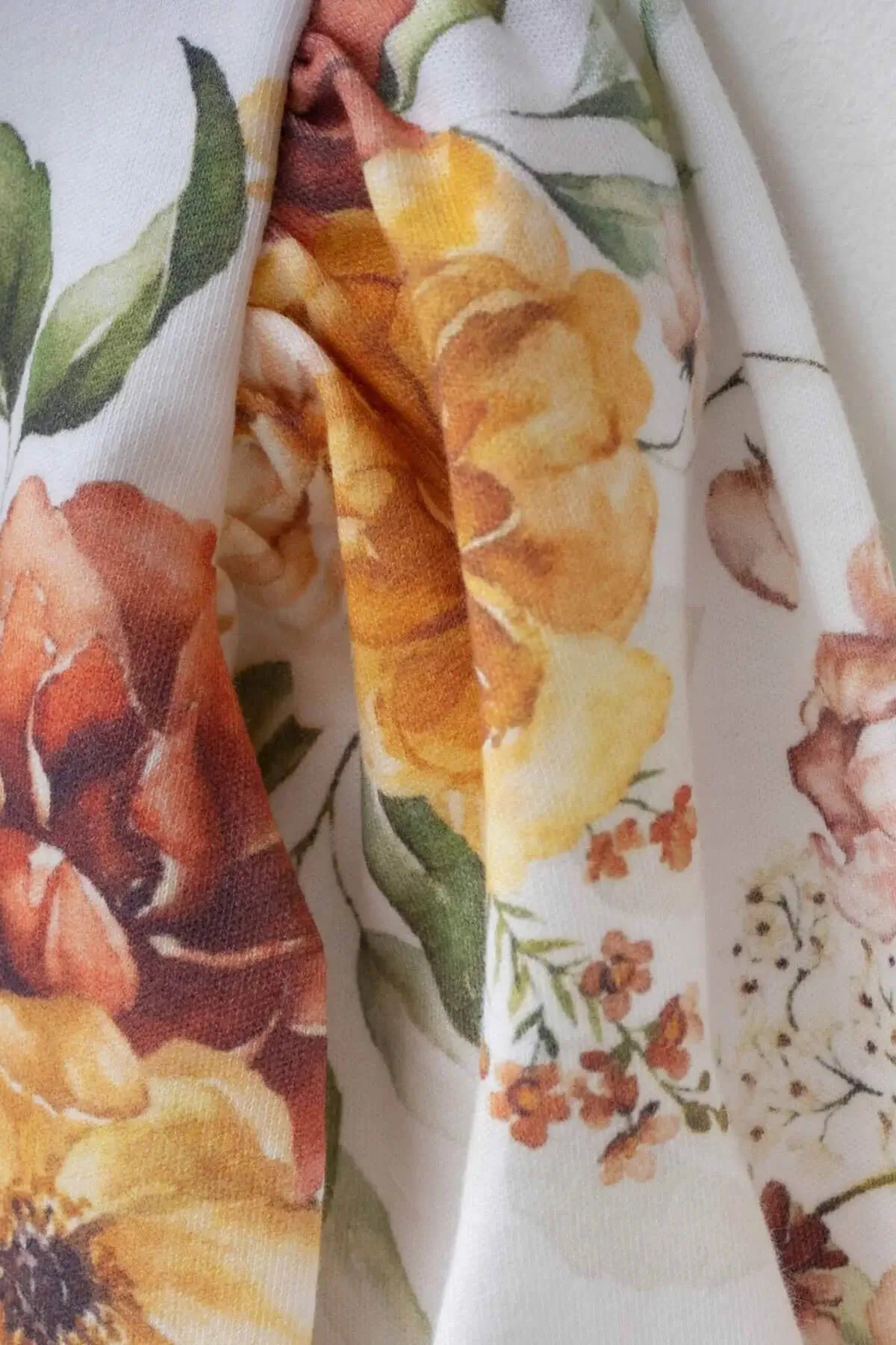 Yellow Floral Baby Onesie Set - By Baano