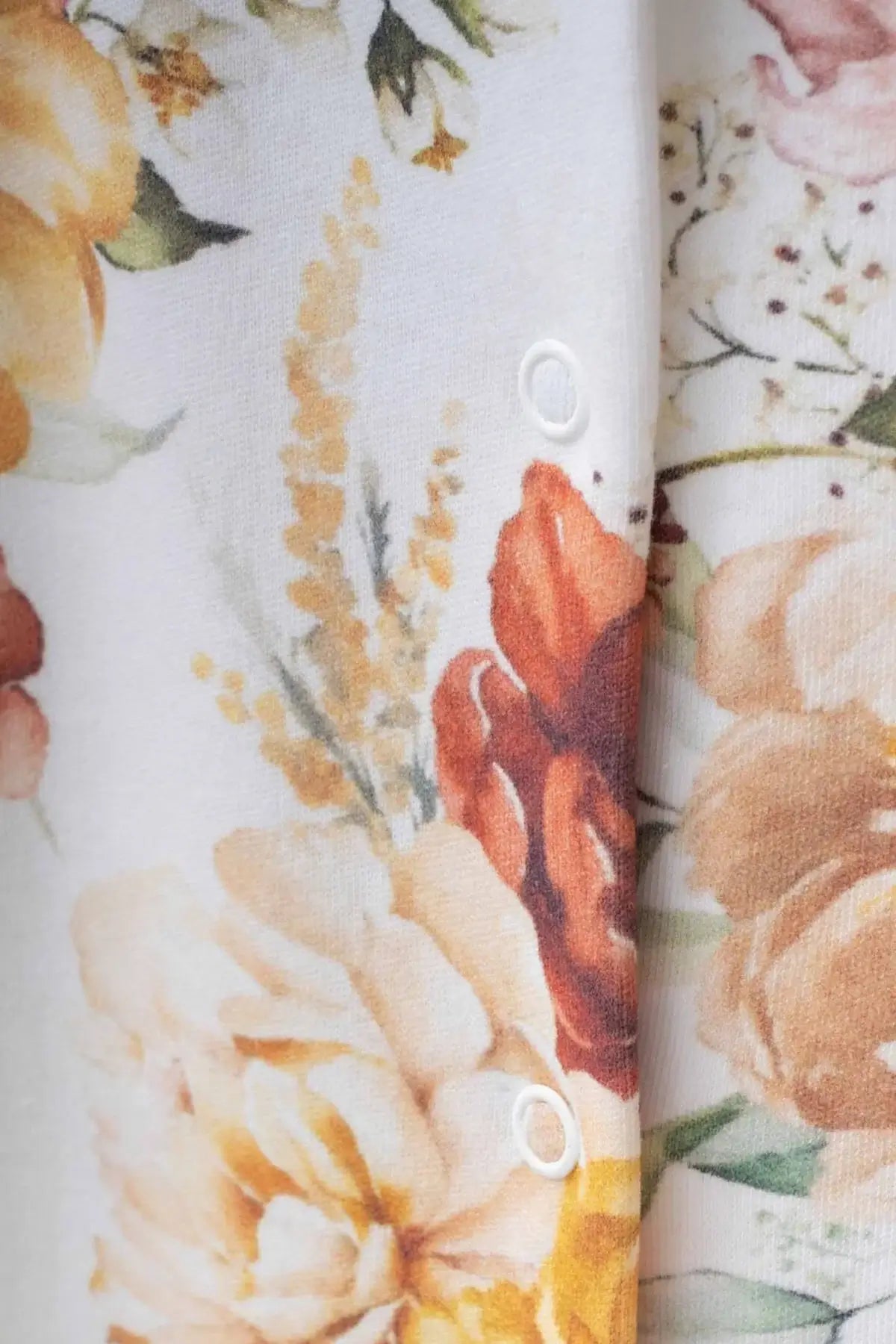 Yellow Floral Baby Onesie Set - By Baano