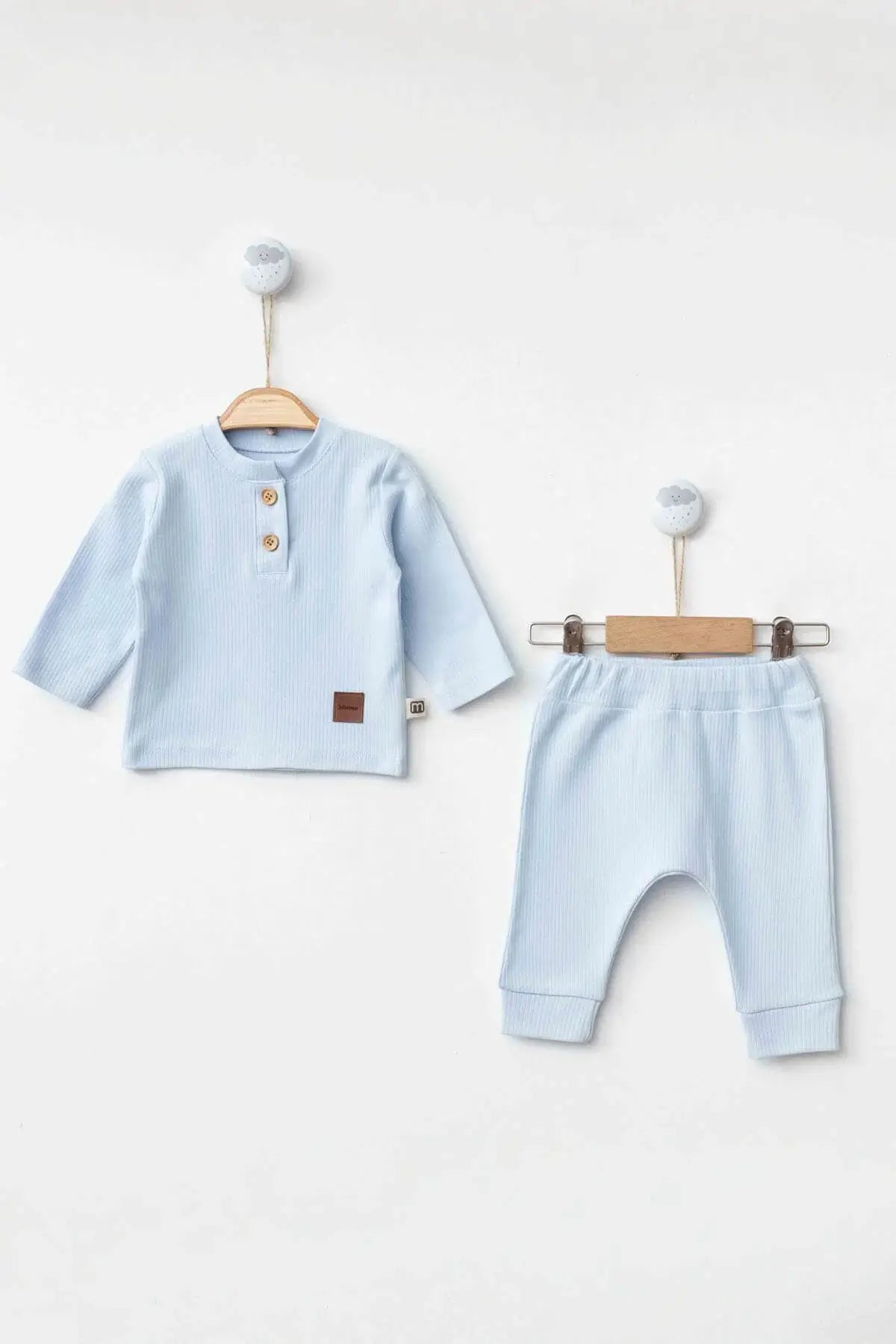 Darrel Baby Boy Blue Clothes Set - By Baano