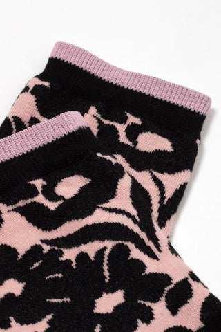 Cotton Socks Conte Classic 441 - Floral Pattern - By Baano