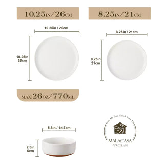 Tara 12 Piece Dinnerware Set