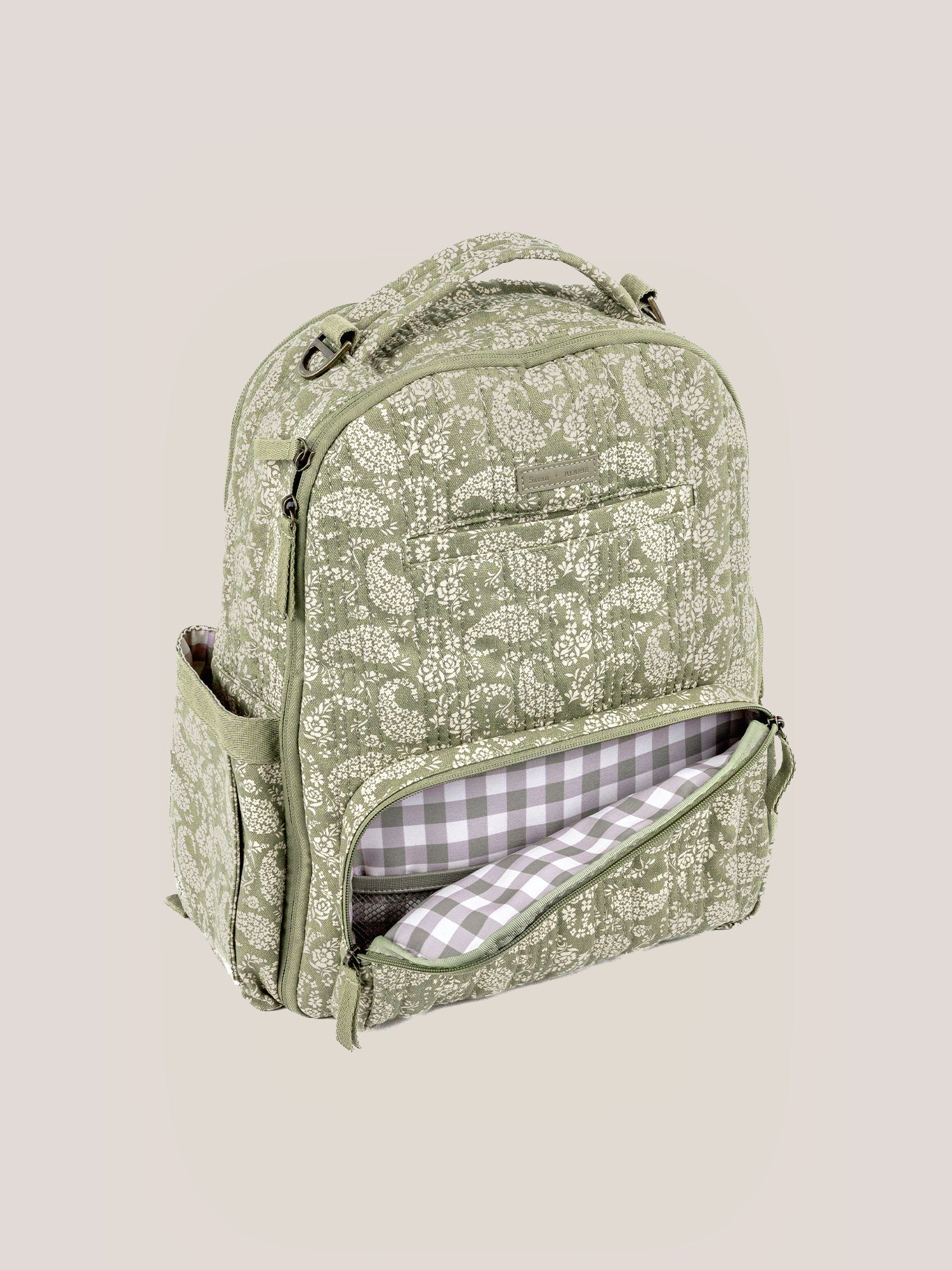 Sazan + JuJuBe Classic Diaper Backpack - Paisley Floral - By Baano