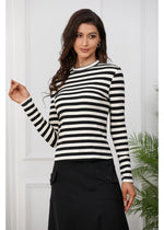 Black and White Striped Shirt