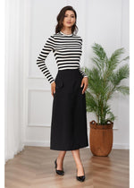 Black and White Striped Shirt