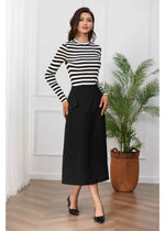 Black and White Striped Shirt