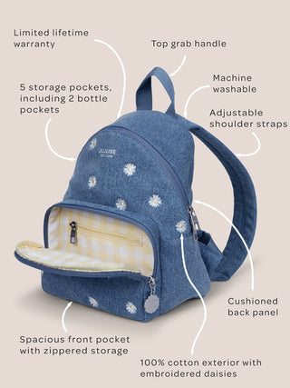 Everyday Mini Backpack - Denim & Daisies JuJuBe