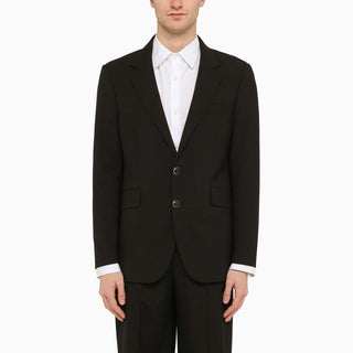 Black single-breasted jacket in wool blend - By Baano