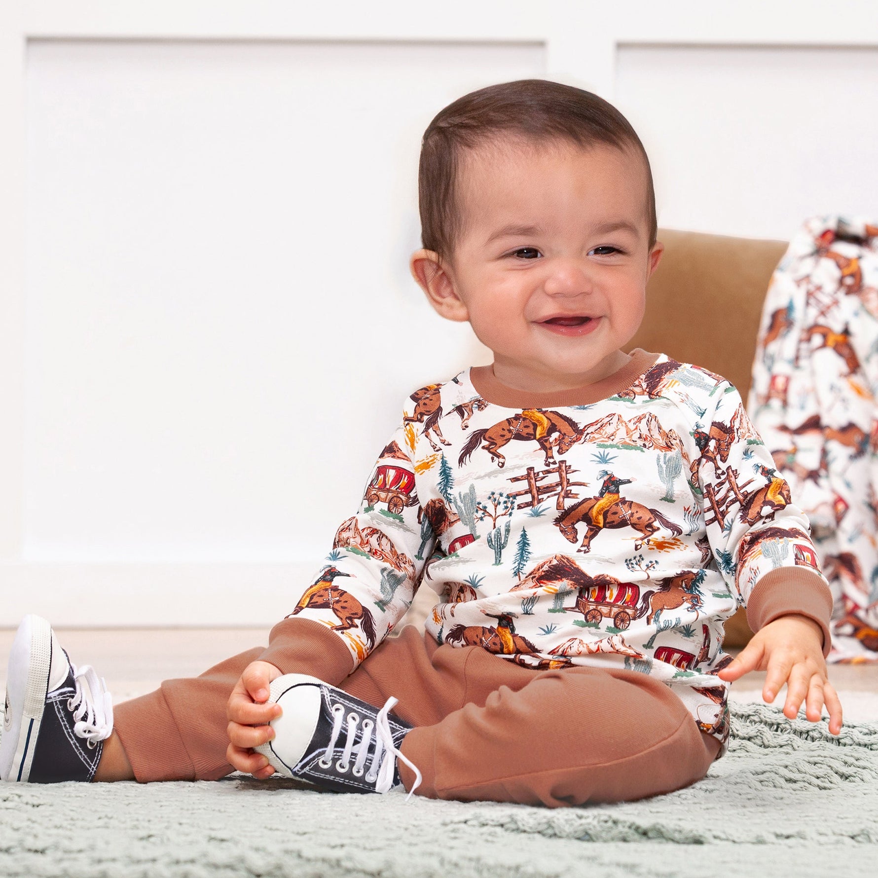 Cowboy Baby Boy Set – Western Spirit Bamboo & Cotton - By Baano