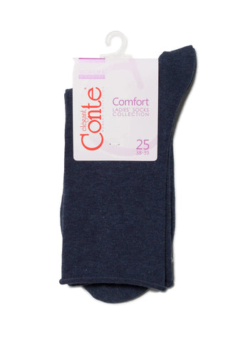 Conte Cotton Socks Comfort - 000 Melange - By Baano