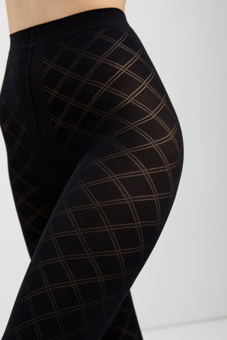 Fantasy Tights Conte Travel - Geometric Pattern - By Baano