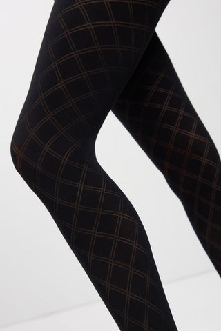Fantasy Tights Conte Travel - Geometric Pattern - By Baano
