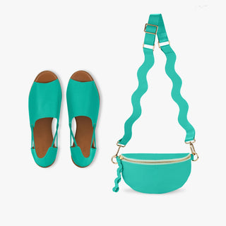 Peep Toe Shoe + Crossbody bag Bundle (15% off Bags)